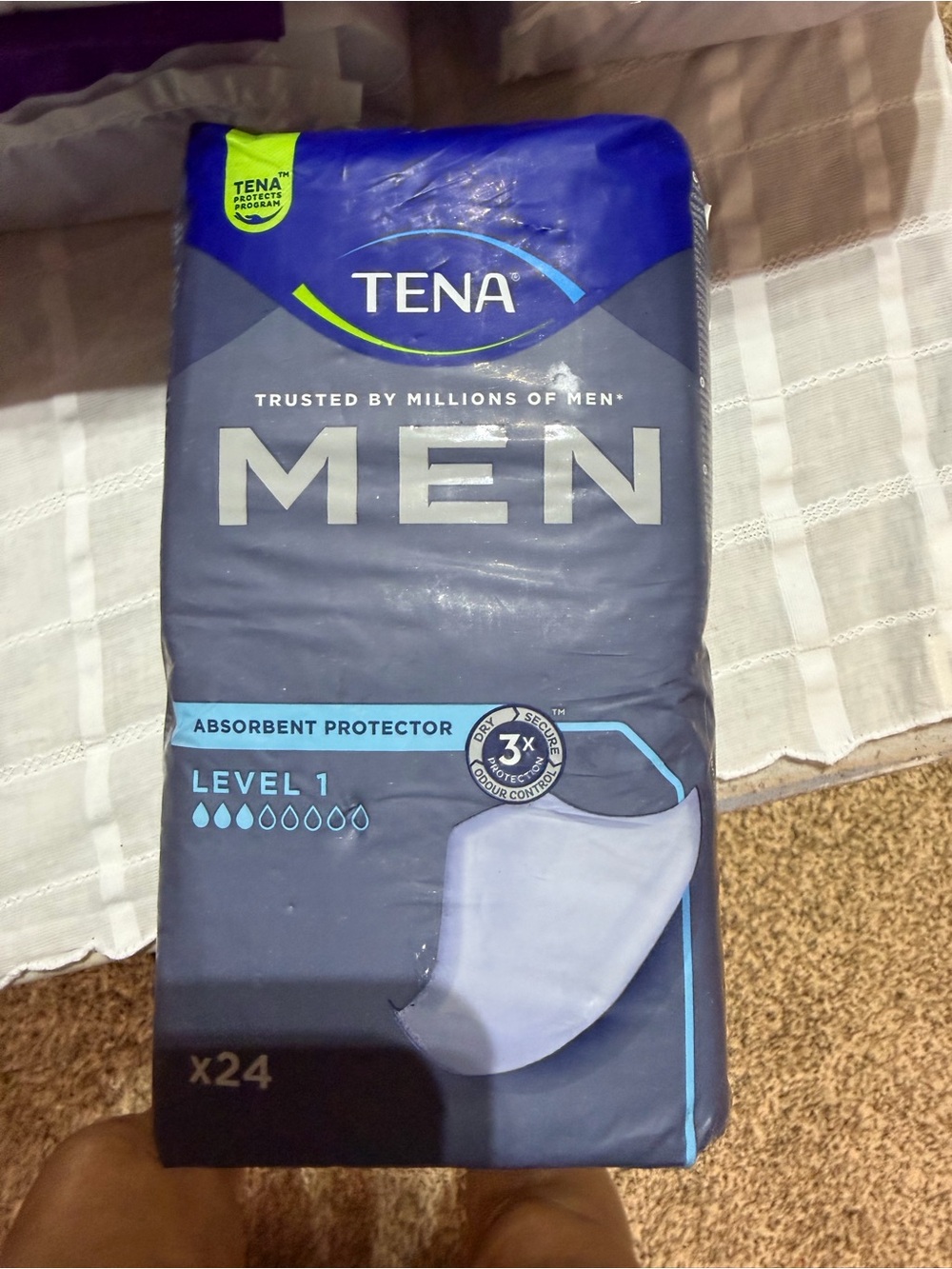 Source Unknown TENA Men Absorbent Protector - Blue & Light Blue